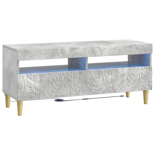 LED TV Cabinet Concrete Grey Engineered Wood LED TV Cabinet Concrete Grey Engineered Wood