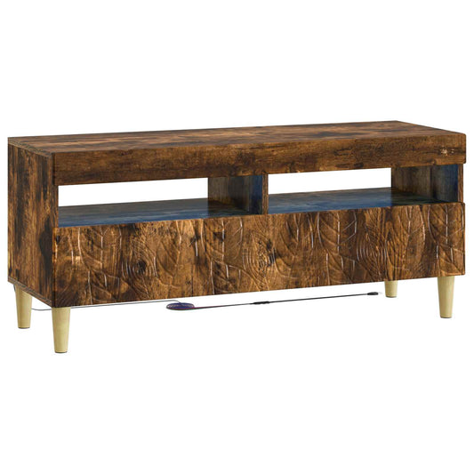 LED TV Cabinet Smoked Oak Engineered Wood LED TV Cabinet Smoked Oak Engineered Wood