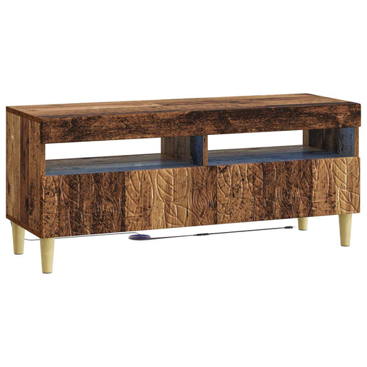 LED TV Cabinet Old Wood Engineered Wood LED TV Cabinet Old Wood Engineered Wood
