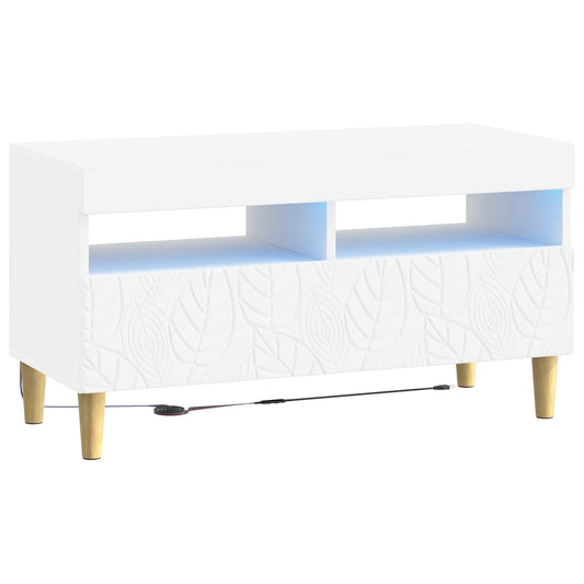 LED TV Cabinet White Engineered Wood LED TV Cabinet White Engineered Wood