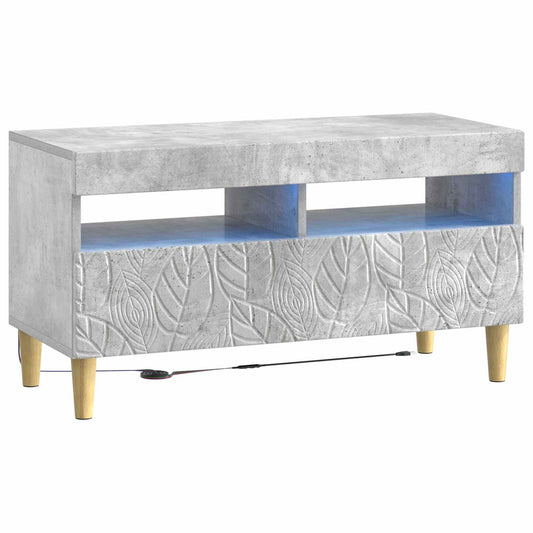 LED TV Cabinet Concrete Grey Engineered Wood LED TV Cabinet Concrete Grey Engineered Wood