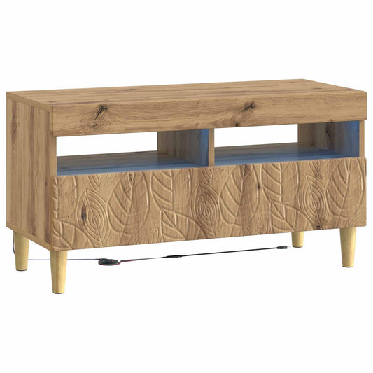 LED TV Cabinet Artisan Oak Engineered Wood LED TV Cabinet Artisan Oak Engineered Wood
