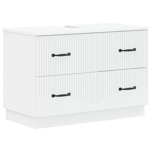 Bathroom Sink Cabinet HOORN White 82 x 41x 56 cm Bathroom Sink Cabinet HOORN White 82 x 41x 56 cm
