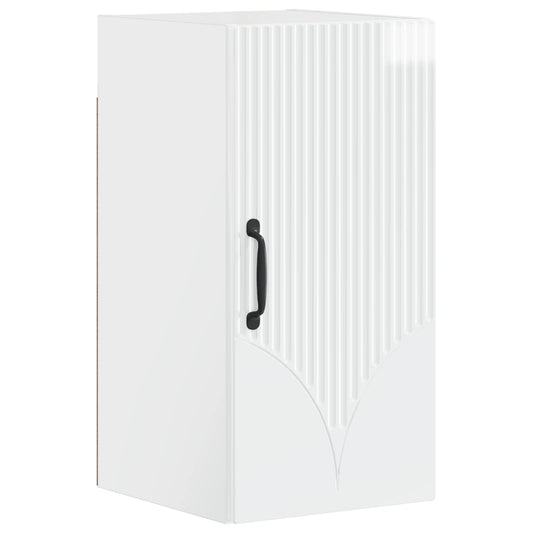 Bathroom Wall Cabinet HOORN High Gloss White 30 x 31 x 59 cm Bathroom Wall Cabinet HOORN High Gloss White 30 x 31 x 59 cm