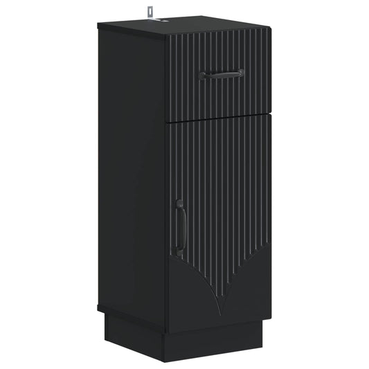 Bathroom Storage Cainet HOORN Black 30 x 31 x 77 cm Bathroom Storage Cainet HOORN Black 30 x 31 x 77 cm