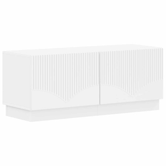 TV Cabinet White Engineered Wood TV Cabinet White Engineered Wood