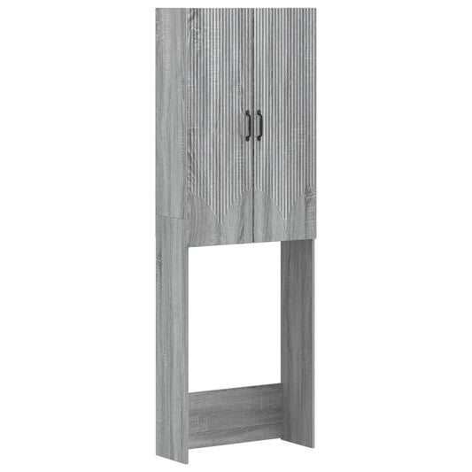 Toilet Cabinet HOORN Grey Sonoma 66 x 25.5 x 190 cm Toilet Cabinet HOORN Grey Sonoma 66 x 25.5 x 190 cm