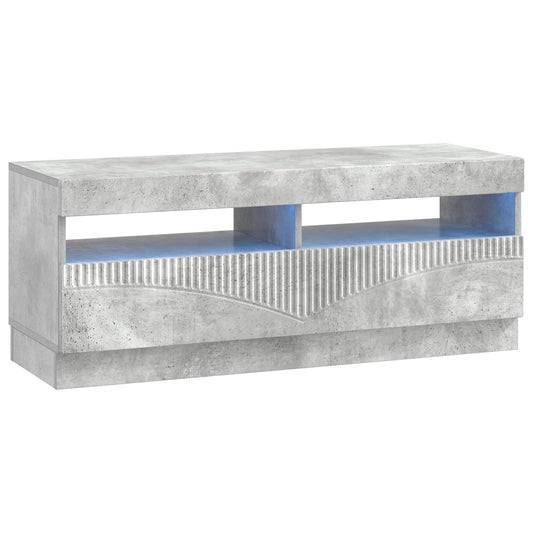 LED TV Cabinet Concrete Grey Engineered Wood LED TV Cabinet Concrete Grey Engineered Wood