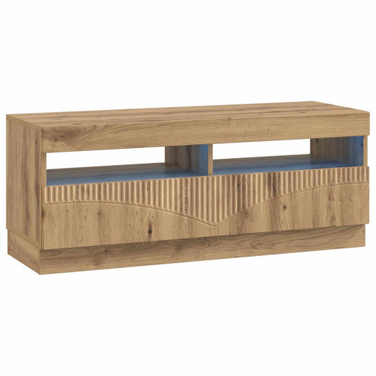 LED TV Cabinet Artisan Oak Engineered Wood LED TV Cabinet Artisan Oak Engineered Wood