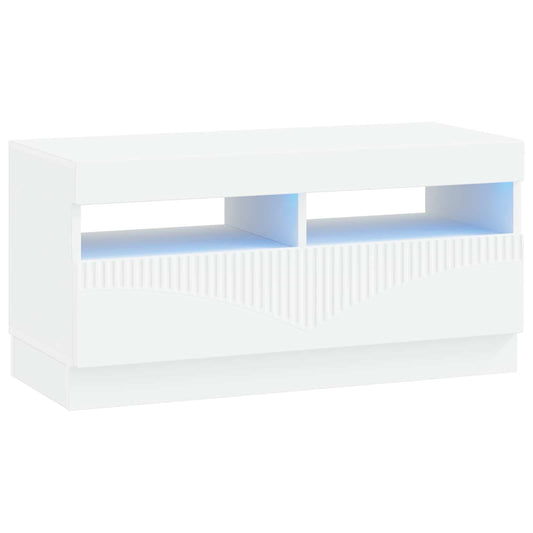 LED TV Cabinet White Engineered Wood LED TV Cabinet White Engineered Wood