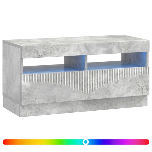 LED TV Cabinet Concrete Grey Engineered Wood LED TV Cabinet Concrete Grey Engineered Wood