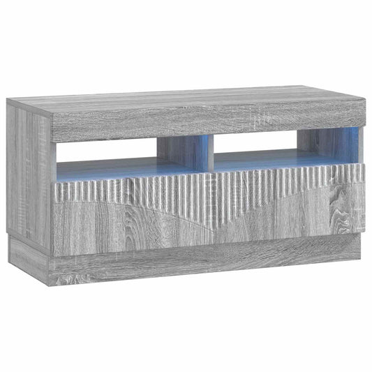 LED TV Cabinet Grey Sonoma Engineered Wood LED TV Cabinet Grey Sonoma Engineered Wood