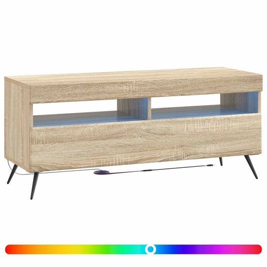 LED TV Cabinet Sonoma Oak Engineered Wood LED TV Cabinet Sonoma Oak Engineered Wood