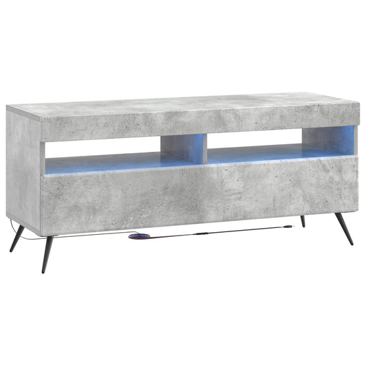 LED TV Cabinet Concrete Grey Engineered Wood LED TV Cabinet Concrete Grey Engineered Wood