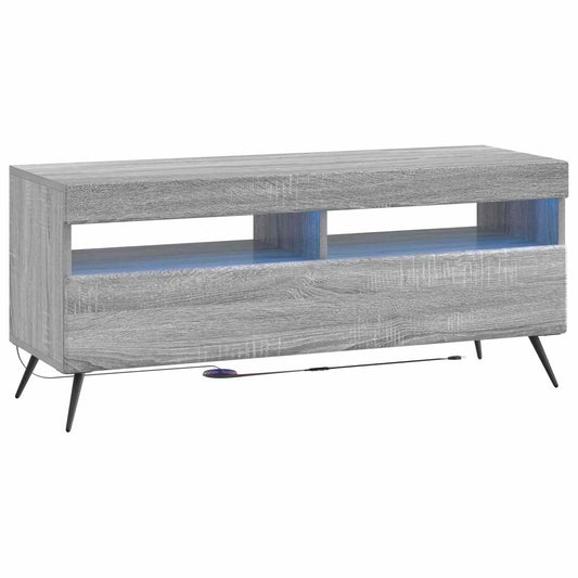 LED TV Cabinet Grey Sonoma Engineered Wood LED TV Cabinet Grey Sonoma Engineered Wood