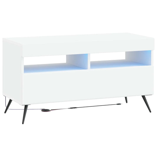 LED TV Cabinet White Engineered Wood LED TV Cabinet White Engineered Wood