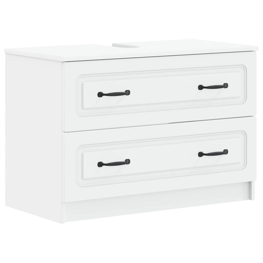 Bathroom Sink Cabinet UTRECHT White 82 x 41x 56 cm Bathroom Sink Cabinet UTRECHT White 82 x 41x 56 cm