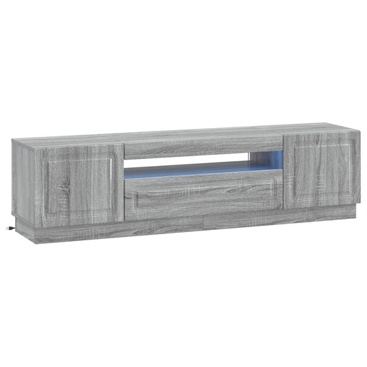 LED TV Cabinet Grey Sonoma Engineered Wood LED TV Cabinet Grey Sonoma Engineered Wood