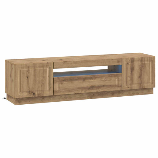 LED TV Cabinet Artisan Oak Engineered Wood LED TV Cabinet Artisan Oak Engineered Wood