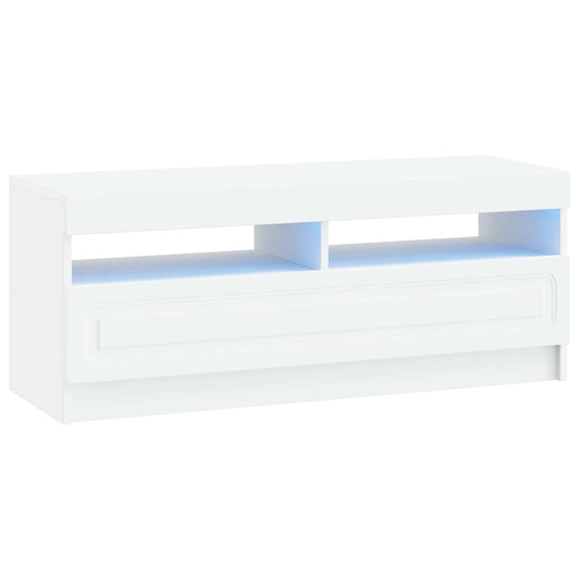 LED TV Cabinet White Engineered Wood LED TV Cabinet White Engineered Wood