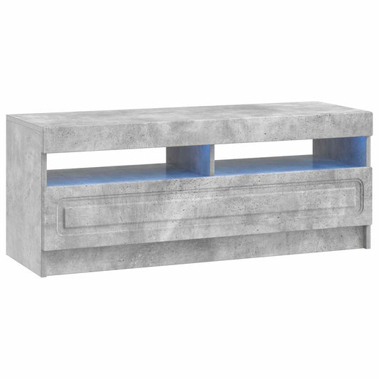 LED TV Cabinet Concrete Grey Engineered Wood LED TV Cabinet Concrete Grey Engineered Wood