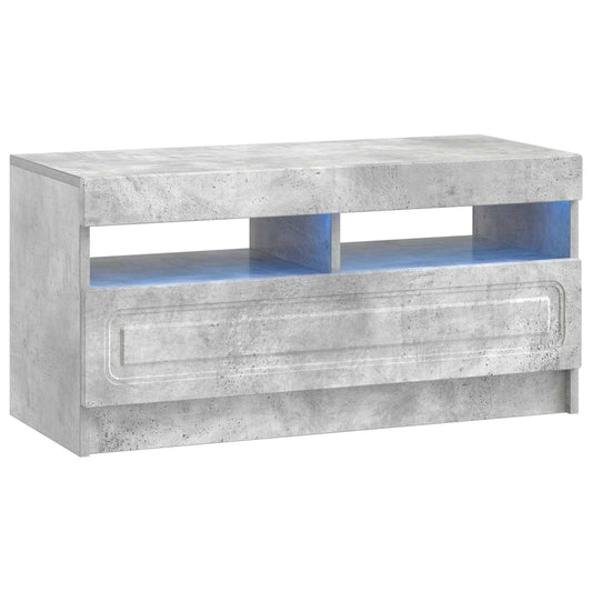 LED TV Cabinet Concrete Grey Engineered Wood LED TV Cabinet Concrete Grey Engineered Wood