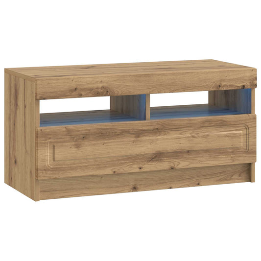 LED TV Cabinet Artisan Oak Engineered Wood LED TV Cabinet Artisan Oak Engineered Wood