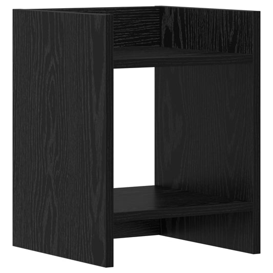 Plant Stand Black Oak 30 x 30 x 40 cm Engineered Wood Plant Stand Black Oak 30 x 30 x 40 cm Engineered Wood