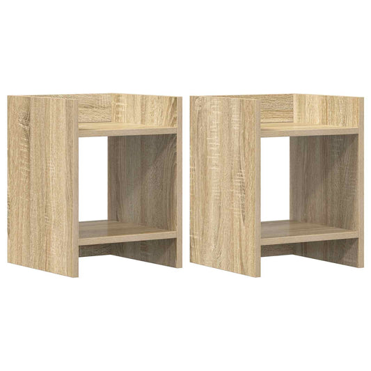 Plant Stand 2 pcs Sonoma Oak 30 x 30 x 40 cm Engineered Wood Plant Stand 2 pcs Sonoma Oak 30 x 30 x 40 cm Engineered Wood