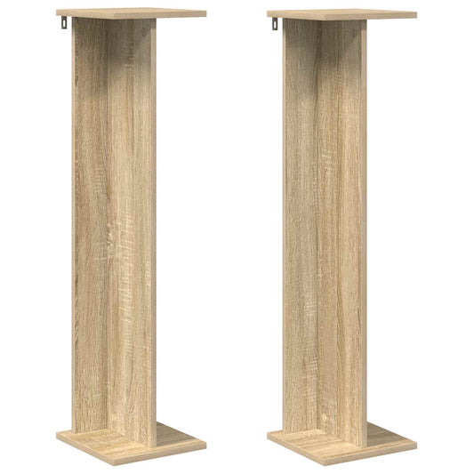 Plant Stand 2 pcs Sonoma Oak 25 x 25.5 x 100.5 cm Plant Stand 2 pcs Sonoma Oak 25 x 25.5 x 100.5 cm
