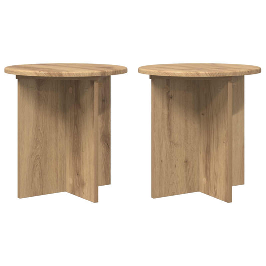 Plant Stand 2 pcs Artisan Oak 40 x 40 x 40 cm Engineered Wood Plant Stand 2 pcs Artisan Oak 40 x 40 x 40 cm Engineered Wood