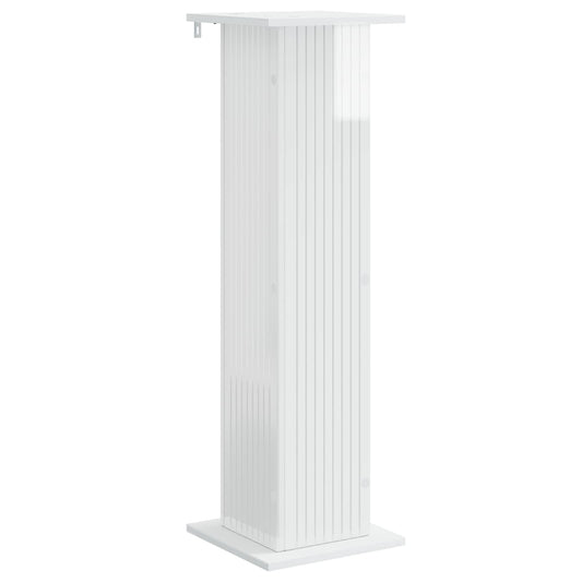 Plant Stand High Gloss White 30.5 x 30 x 100.5 cm Plant Stand High Gloss White 30.5 x 30 x 100.5 cm