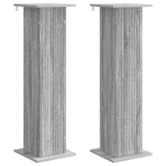Plant Stand 2 pcs Grey Sonoma 30.5 x 30 x 100.5 cm Plant Stand 2 pcs Grey Sonoma 30.5 x 30 x 100.5 cm