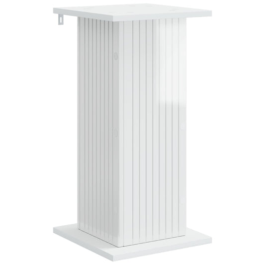 Plant Stand High Gloss White 30.5 x 30 x 60.5 cm Plant Stand High Gloss White 30.5 x 30 x 60.5 cm