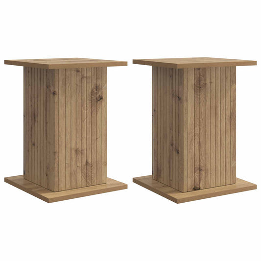 Plant Stand 2 pcs Artisan Oak 30.5 x 30 x 43 cm Engineered Wood Plant Stand 2 pcs Artisan Oak 30.5 x 30 x 43 cm Engineered Wood