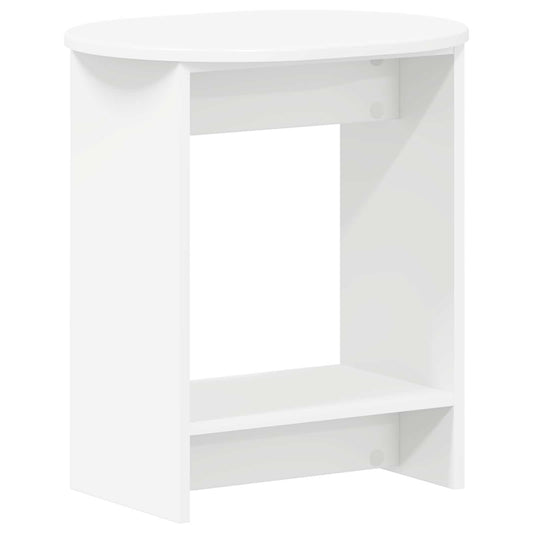 Side Table White 50 x 39,5 x 55 cm Engineered Wood Side Table White 50 x 39,5 x 55 cm Engineered Wood