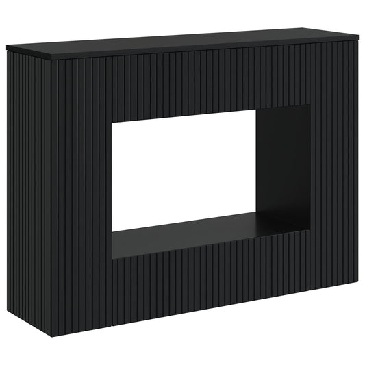 Console Table Black 101 x 29 x 74 cm Engineered Wood Console Table Black 101 x 29 x 74 cm Engineered Wood