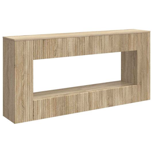 Console Table Sonoma Oak 155 x 29 x 74 cm Engineered Wood Console Table Sonoma Oak 155 x 29 x 74 cm Engineered Wood