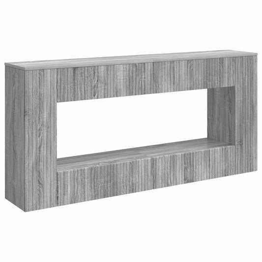 Console Table Grey Sonoma 155 x 29 x 74 cm Engineered Wood Console Table Grey Sonoma 155 x 29 x 74 cm Engineered Wood