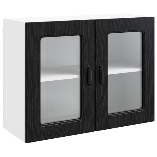 Kitchen Cabinet with Storage Kalmar Black Oak 80 x 31 x 60 cm Kitchen Cabinet with Storage Kalmar Black Oak 80 x 31 x 60 cm