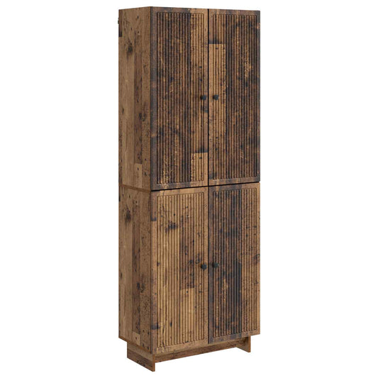 Cabinet Set 2 pcs Old Wood 66 x 34.5 x 90 cm Engineered Wood Cabinet Set 2 pcs Old Wood 66 x 34.5 x 90 cm Engineered Wood
