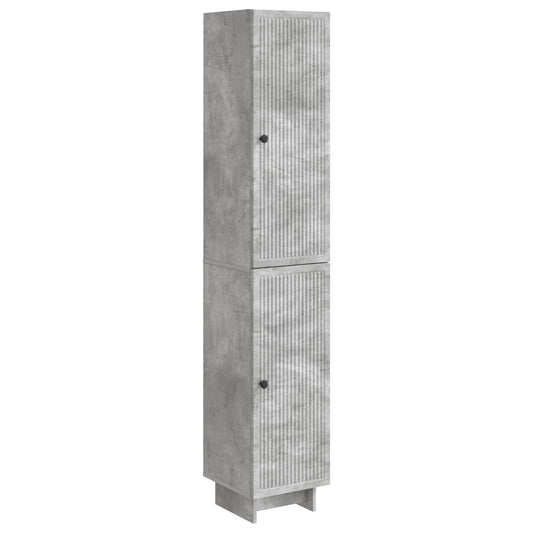 Cabinet Set 2 pcs Concrete Grey 34.5 x 33 x 90 cm Cabinet Set 2 pcs Concrete Grey 34.5 x 33 x 90 cm