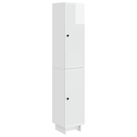 Cabinet Set 2 pcs High Gloss White 34.5 x 33 x 90 cm Cabinet Set 2 pcs High Gloss White 34.5 x 33 x 90 cm
