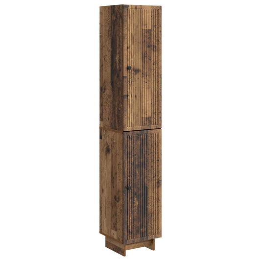 Cabinet Set 2 pcs Old Wood 34.5 x 33 x 90 cm Engineered Wood Cabinet Set 2 pcs Old Wood 34.5 x 33 x 90 cm Engineered Wood