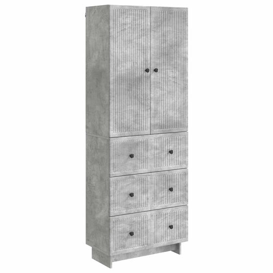 Cabinet Set 2 pcs Concrete Grey 66 x 34.5 x 90 cm Cabinet Set 2 pcs Concrete Grey 66 x 34.5 x 90 cm