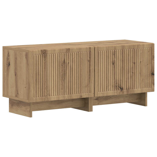 5 Piece LED TV Cabinet Artisan Oak Engineered Wood 5 Piece LED TV Cabinet Artisan Oak Engineered Wood