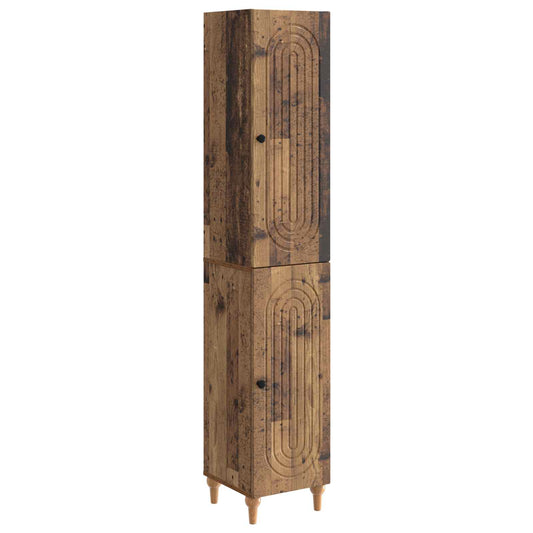Cabinet Set 2 pcs Old Wood Engineered Wood Cabinet Set 2 pcs Old Wood Engineered Wood