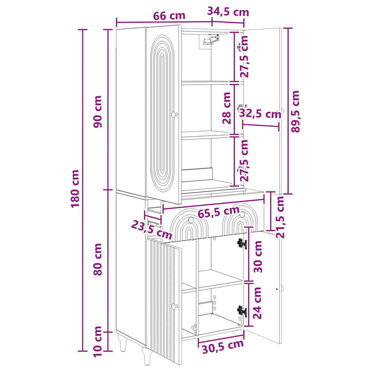 Cabinet Set 2 pcs Concrete Grey Engineered Wood
