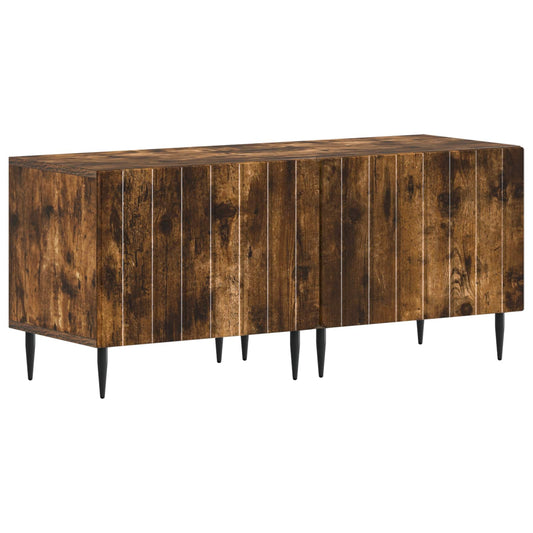 5 Piece LED TV Cabinet Smoked Oak Engineered Wood 5 Piece LED TV Cabinet Smoked Oak Engineered Wood