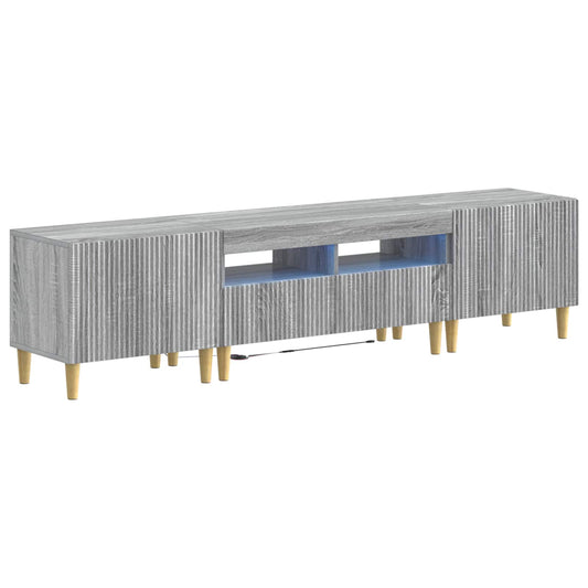 3 Piece LED TV Cabinet ARNHEM 3 pcs Grey Sonoma Engineered Wood 3 Piece LED TV Cabinet ARNHEM 3 pcs Grey Sonoma Engineered Wood